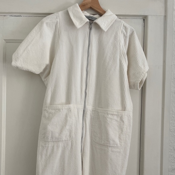 NWOT Rachel Comey white corduroy Barrie jumpsuit size 2 - Picture 6 of 9